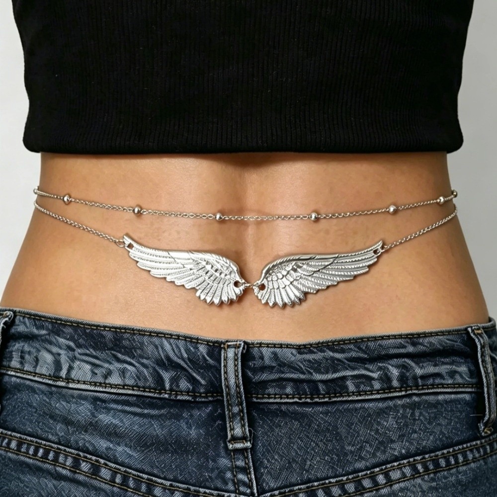 Neue Doppelschichtige Engelsfl – Body Jewelry For You Bewertung und Preis