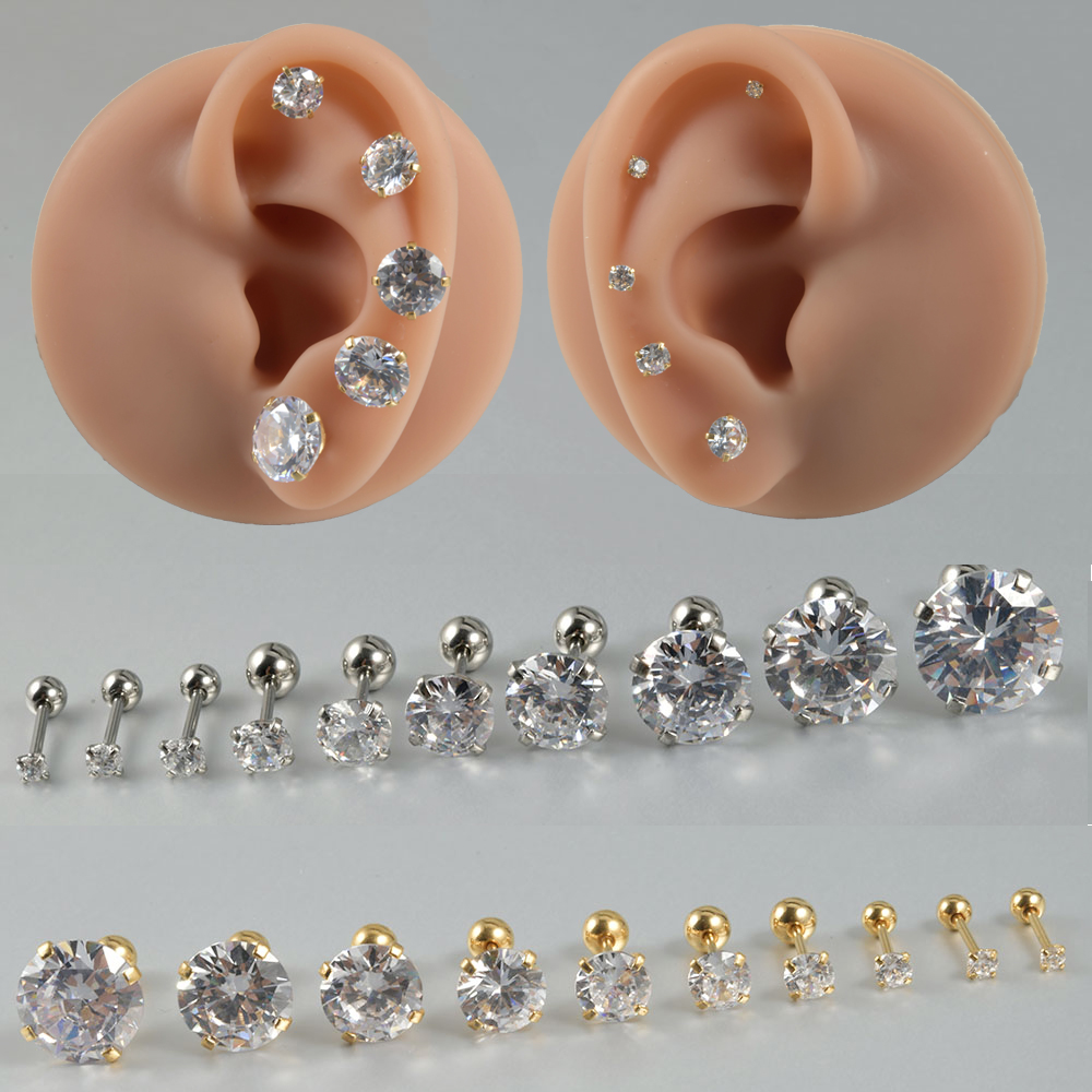 1 Paar Chirurgenstahl Fang Run – Body Jewelry Surgical Steel Bewertung und Preis